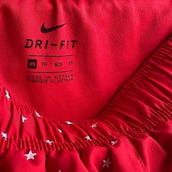 Red with Stars Nike Shorts XS - Picture 5 of 5